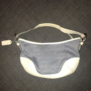 Coach Blue Signature Mini Hobo